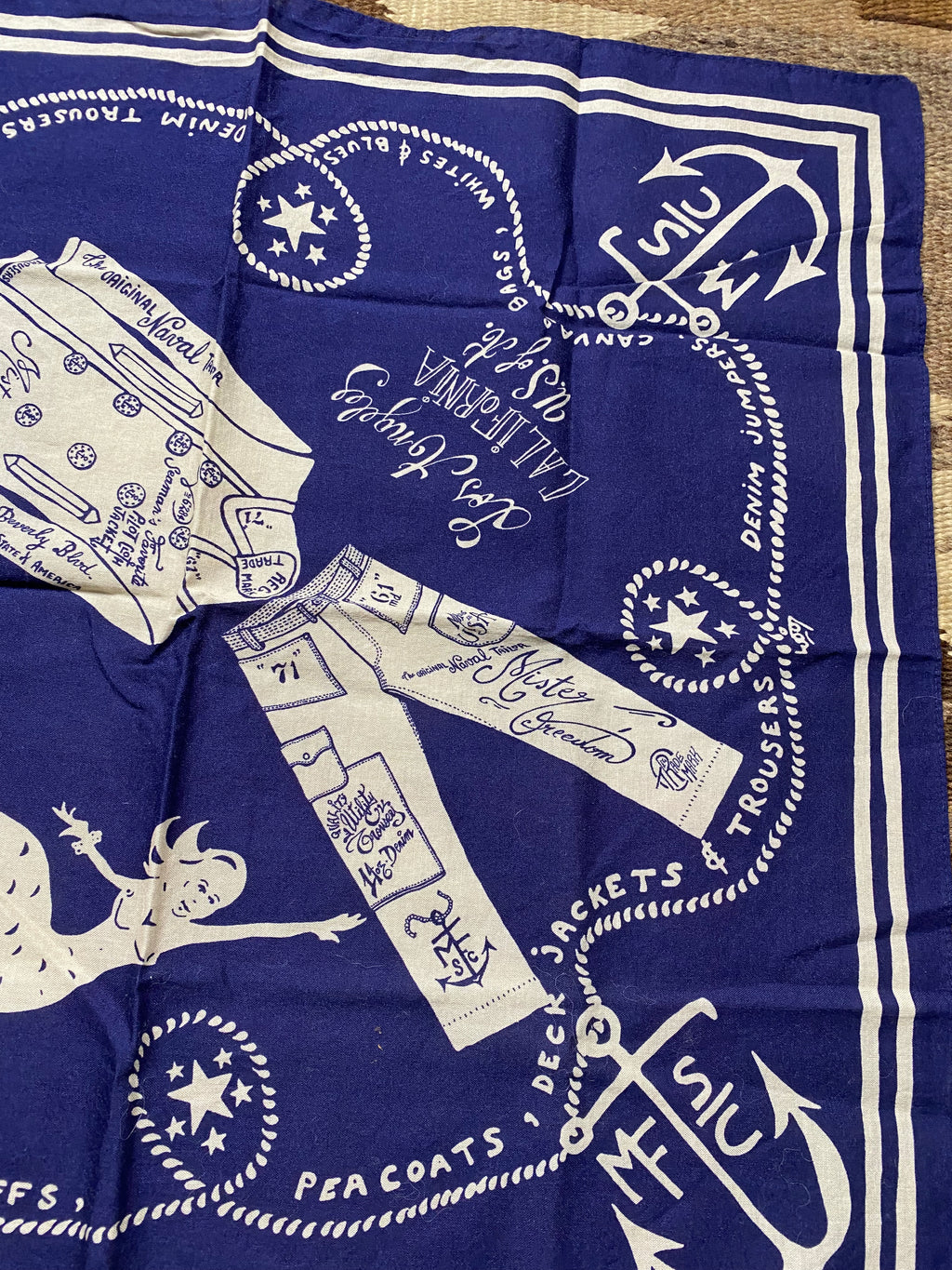 Mister Freedom X Clutch Magazine Indigo Bandana