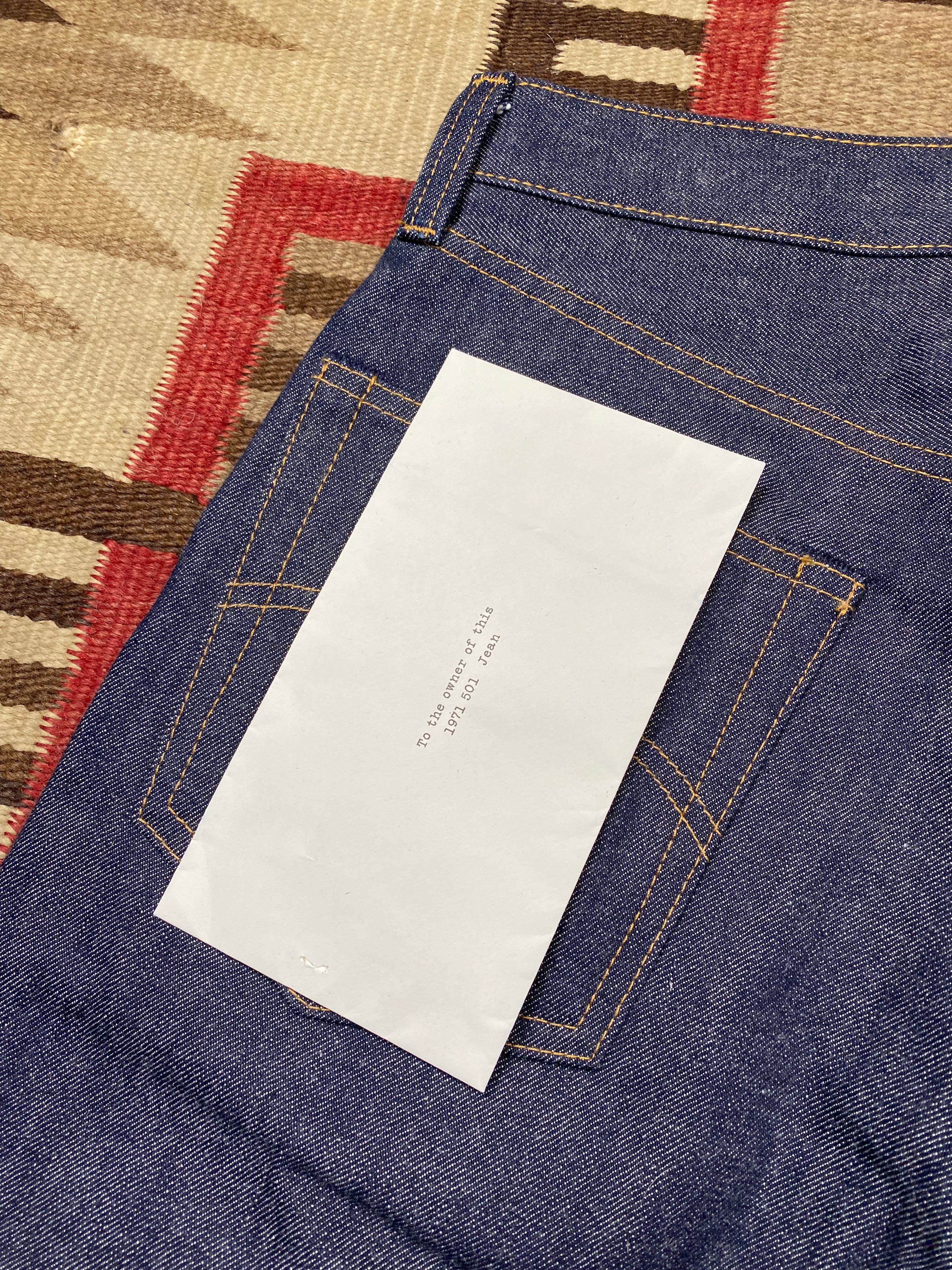 Levi's Vintage Clothing ''Golden Ticket'' 1971 501 Selvedge Jeans