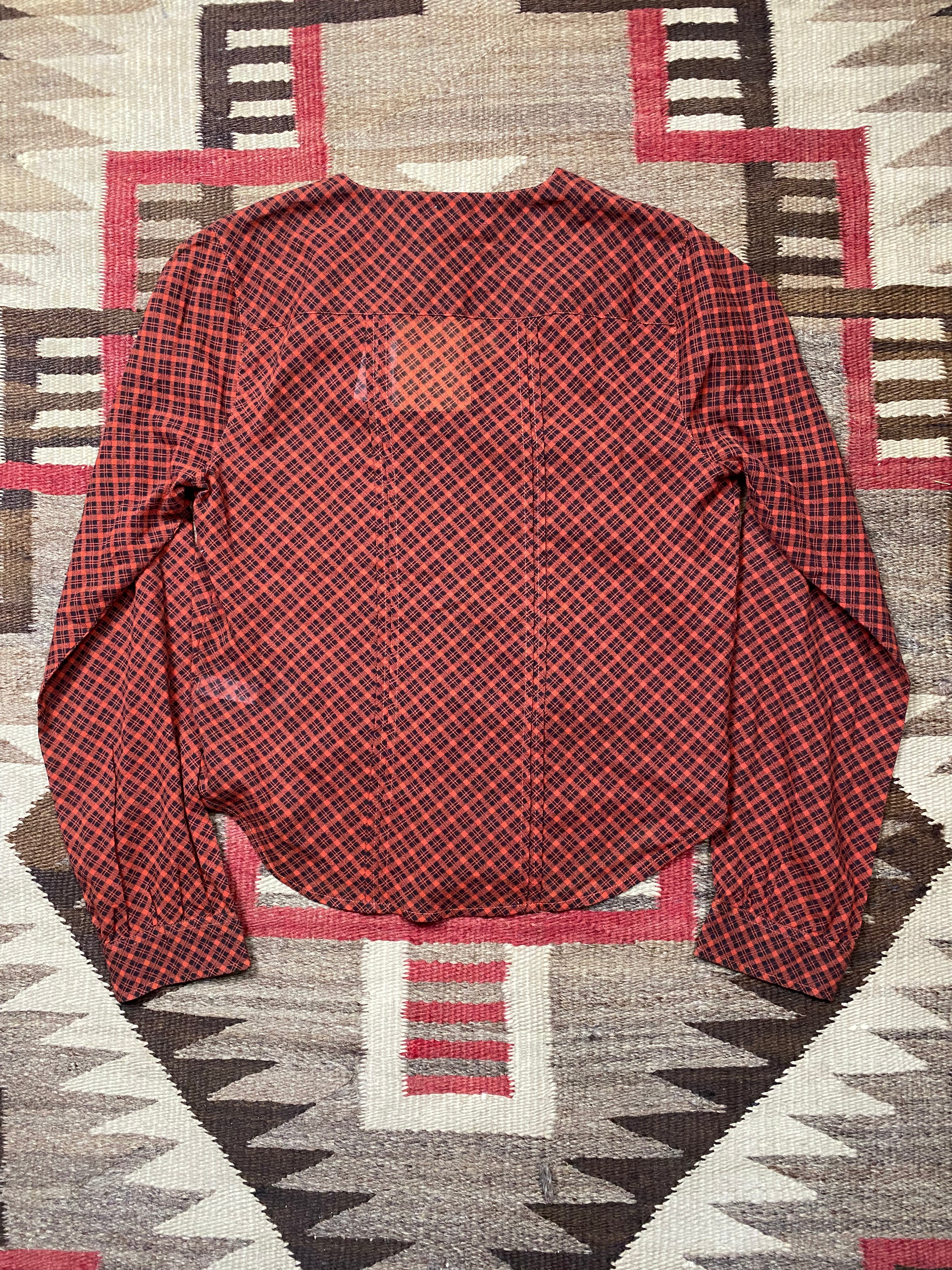 RRL Voile Ruffle Western Blouse