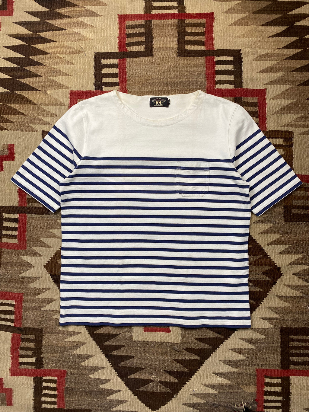 RRL Heavy Cotton Navy Tee
