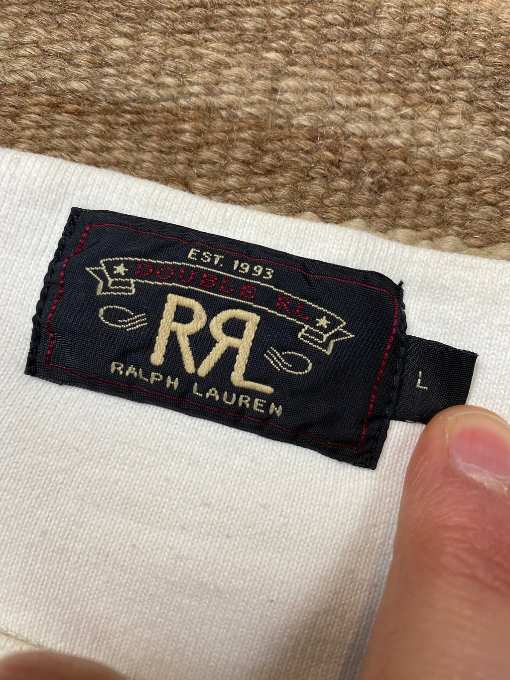 RRL Heavy Cotton Navy Tee