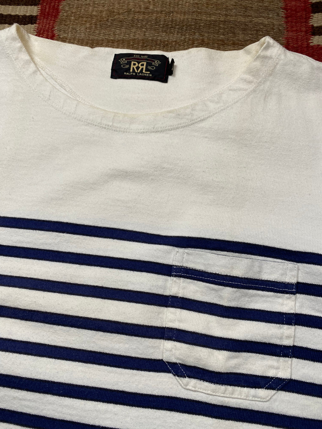 RRL Heavy Cotton Navy Tee