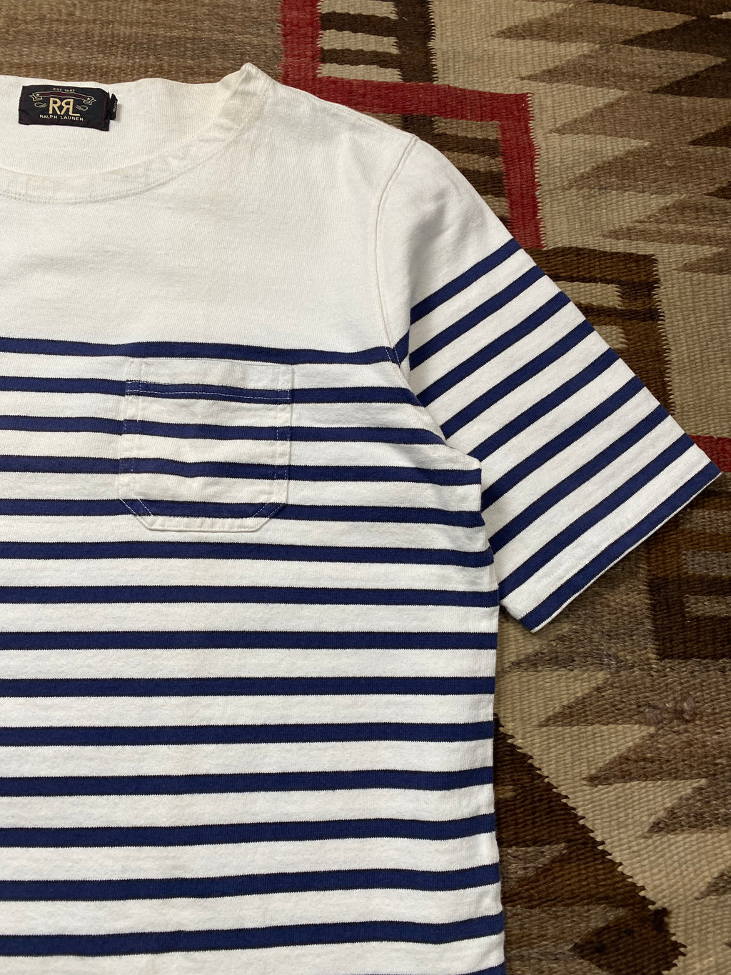 RRL Heavy Cotton Navy Tee