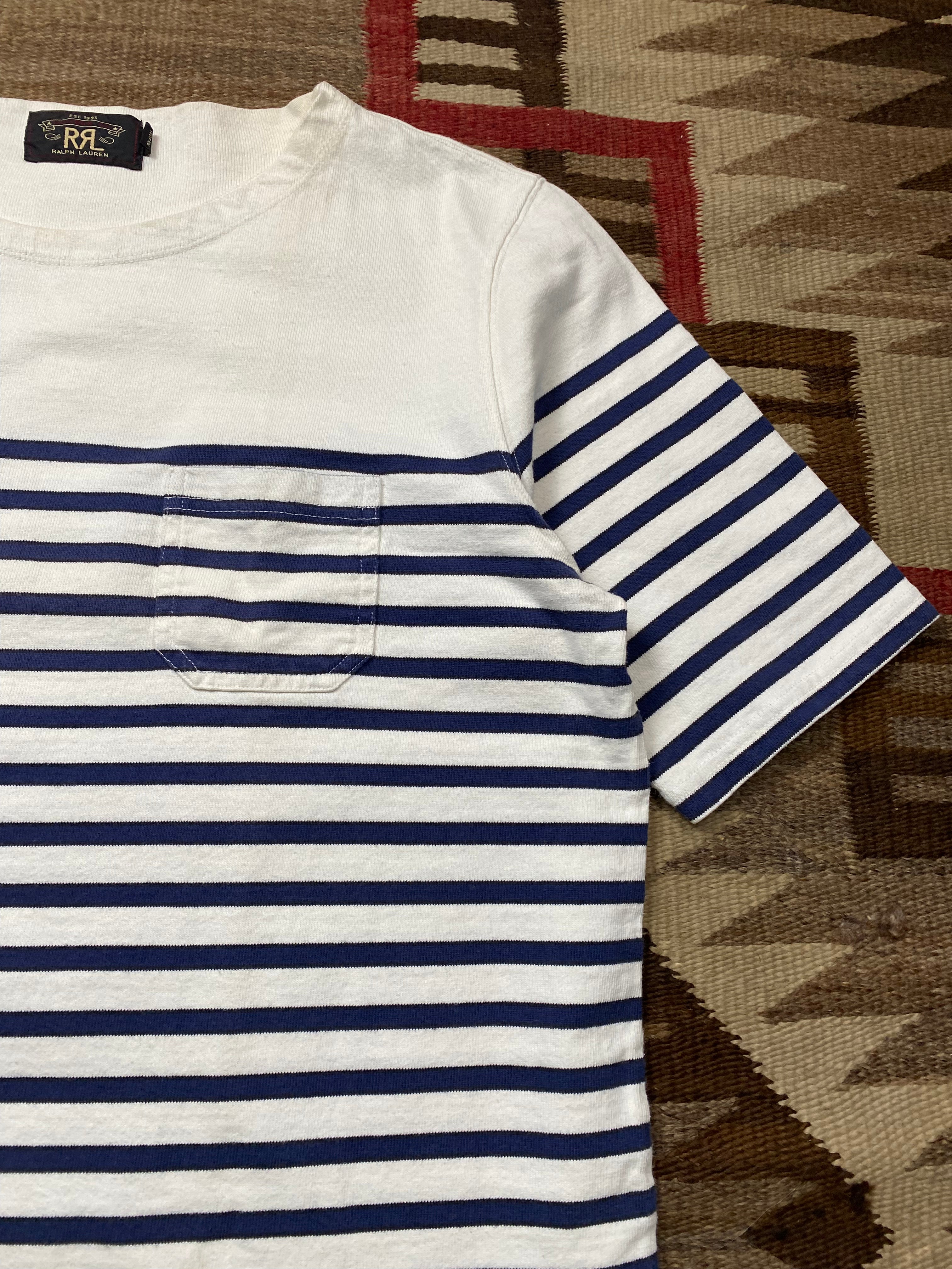RRL Heavy Cotton Navy Tee