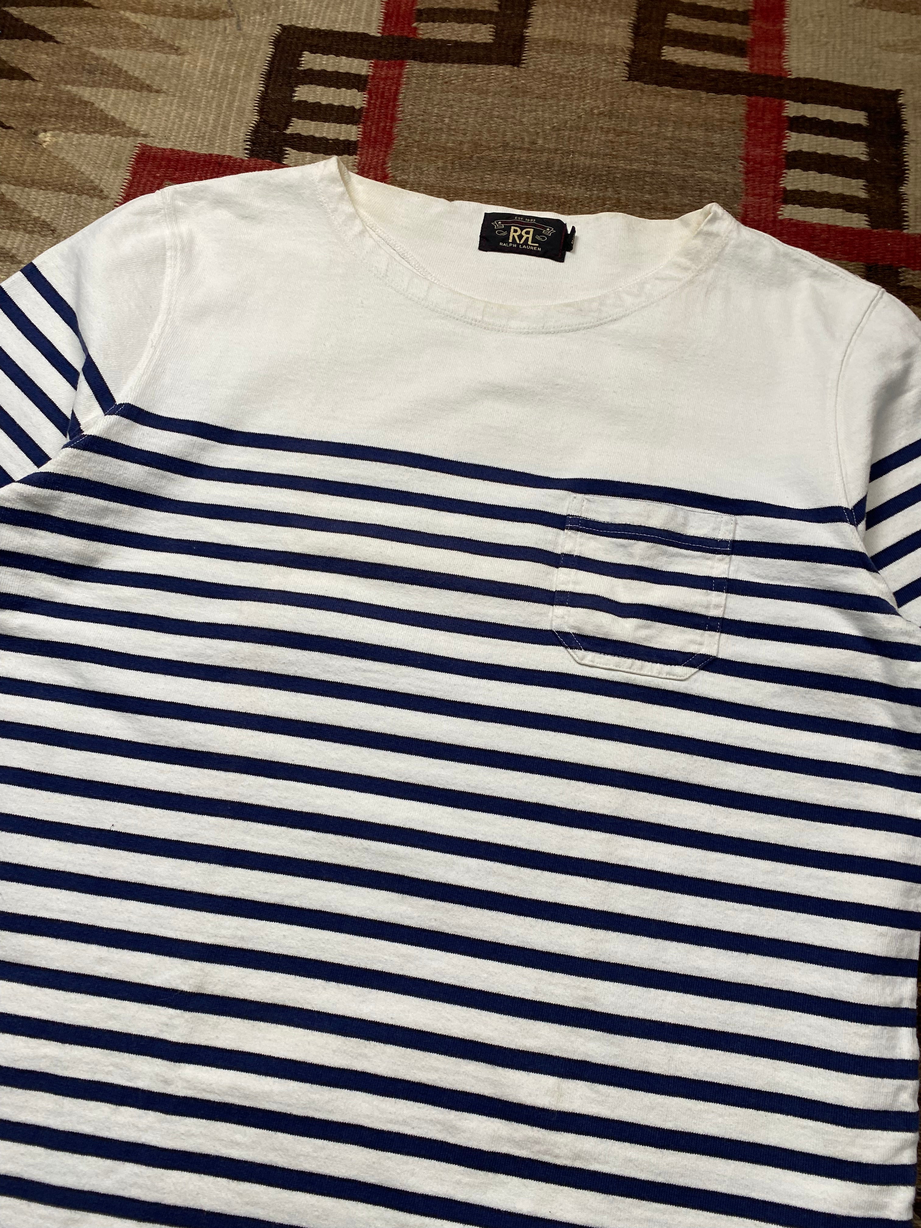 RRL Heavy Cotton Navy Tee