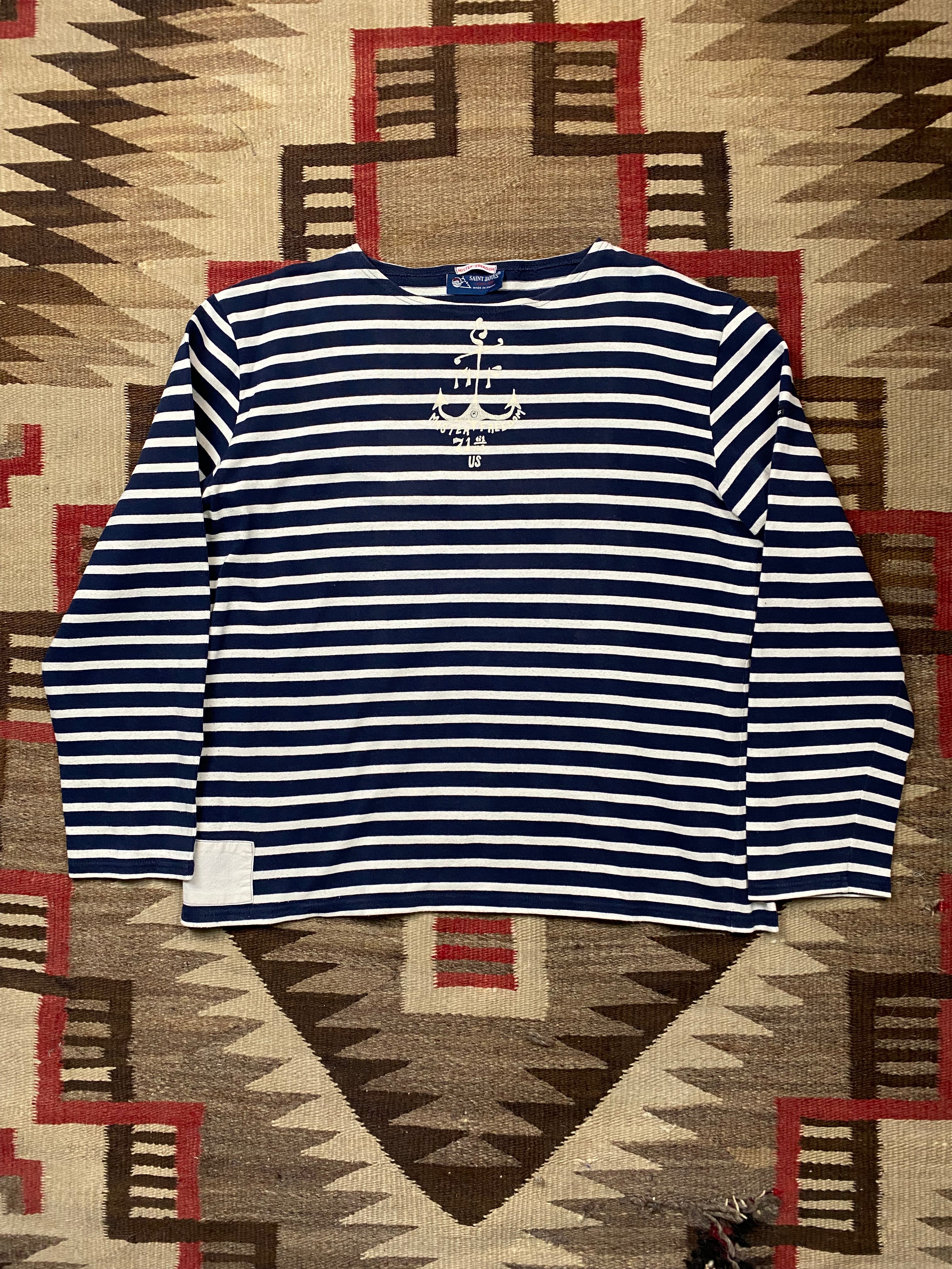 Mister Freedom x Saint James Longsleeved Navy Shirt
