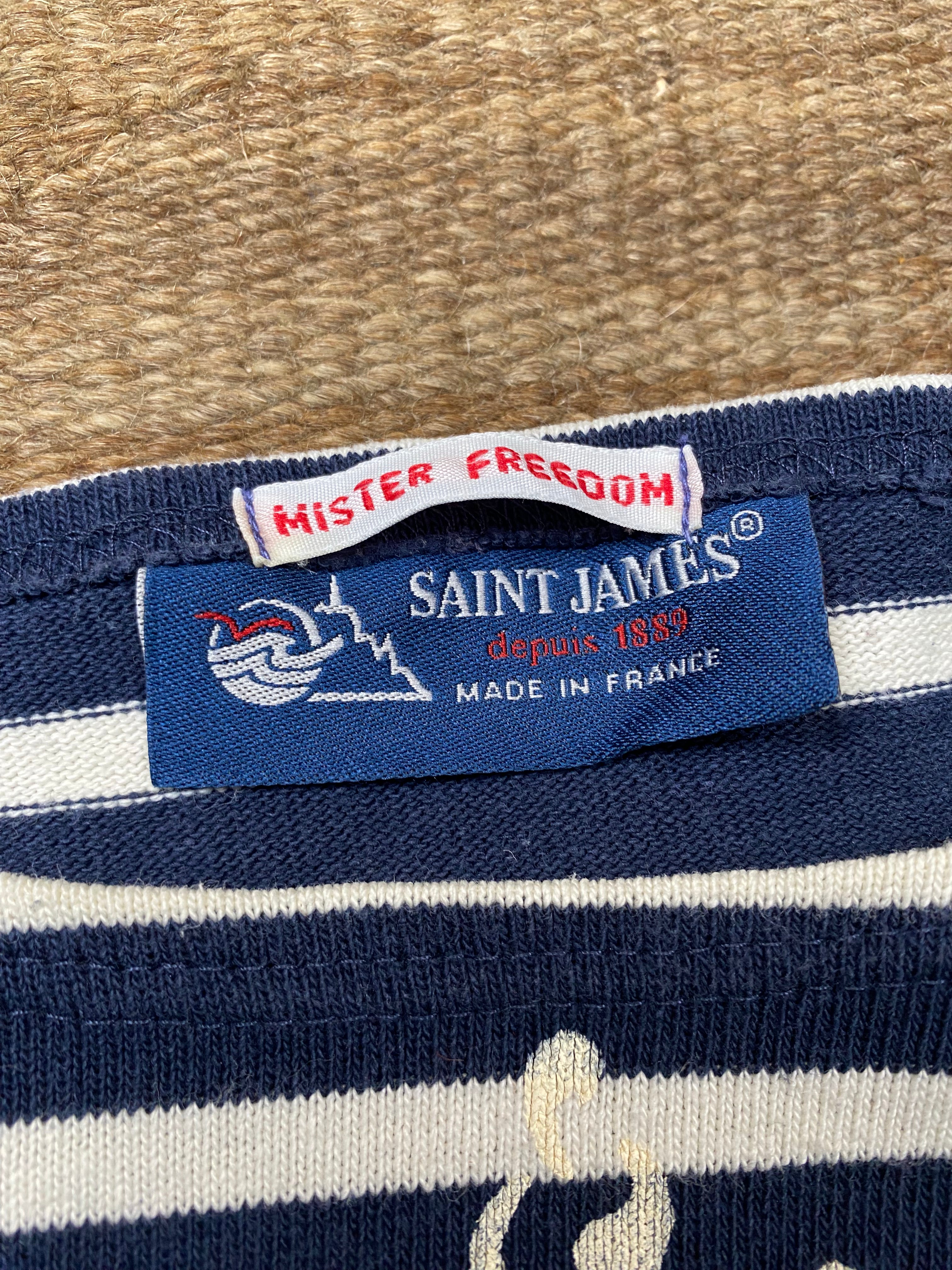 Mister Freedom x Saint James Longsleeved Navy Shirt