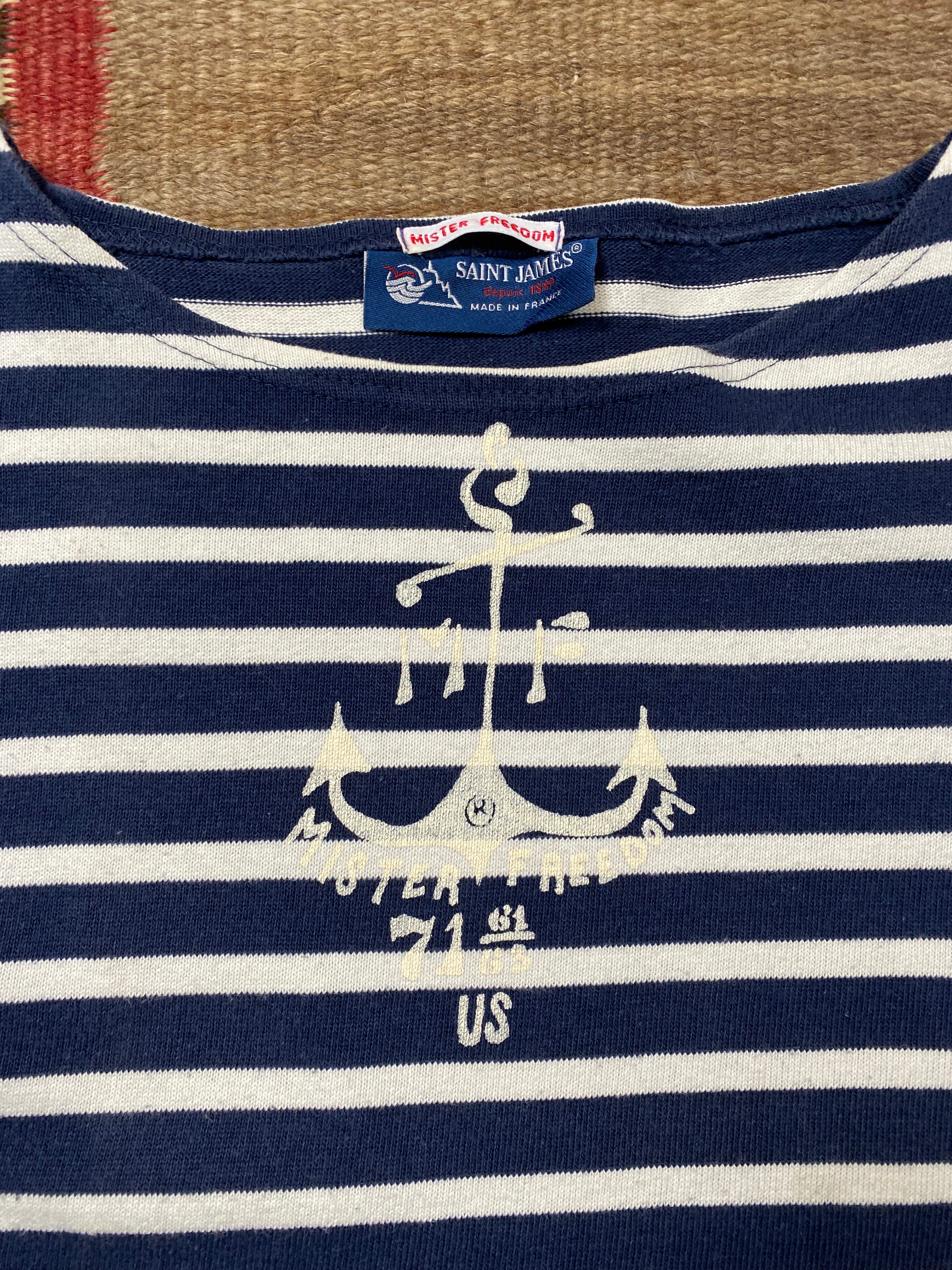 Mister Freedom x Saint James Longsleeved Navy Shirt