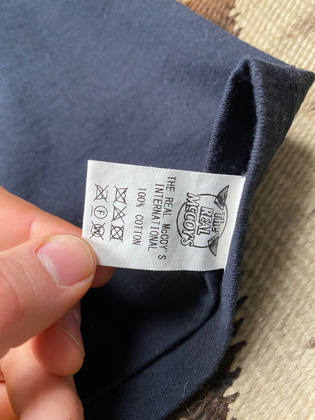 The Real McCoys Black Tee