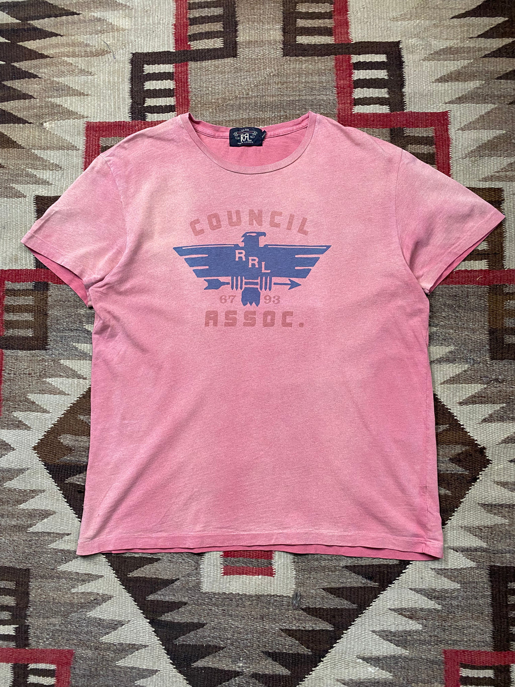 RRL Faded Council Assoc. Thunderbird Tee