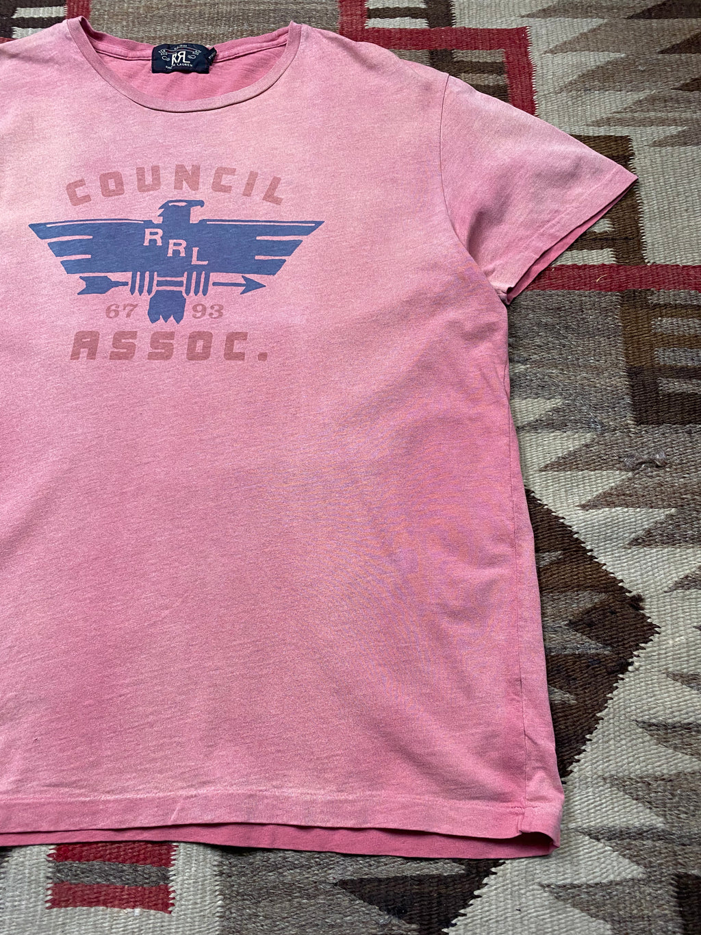 RRL Faded Council Assoc. Thunderbird Tee