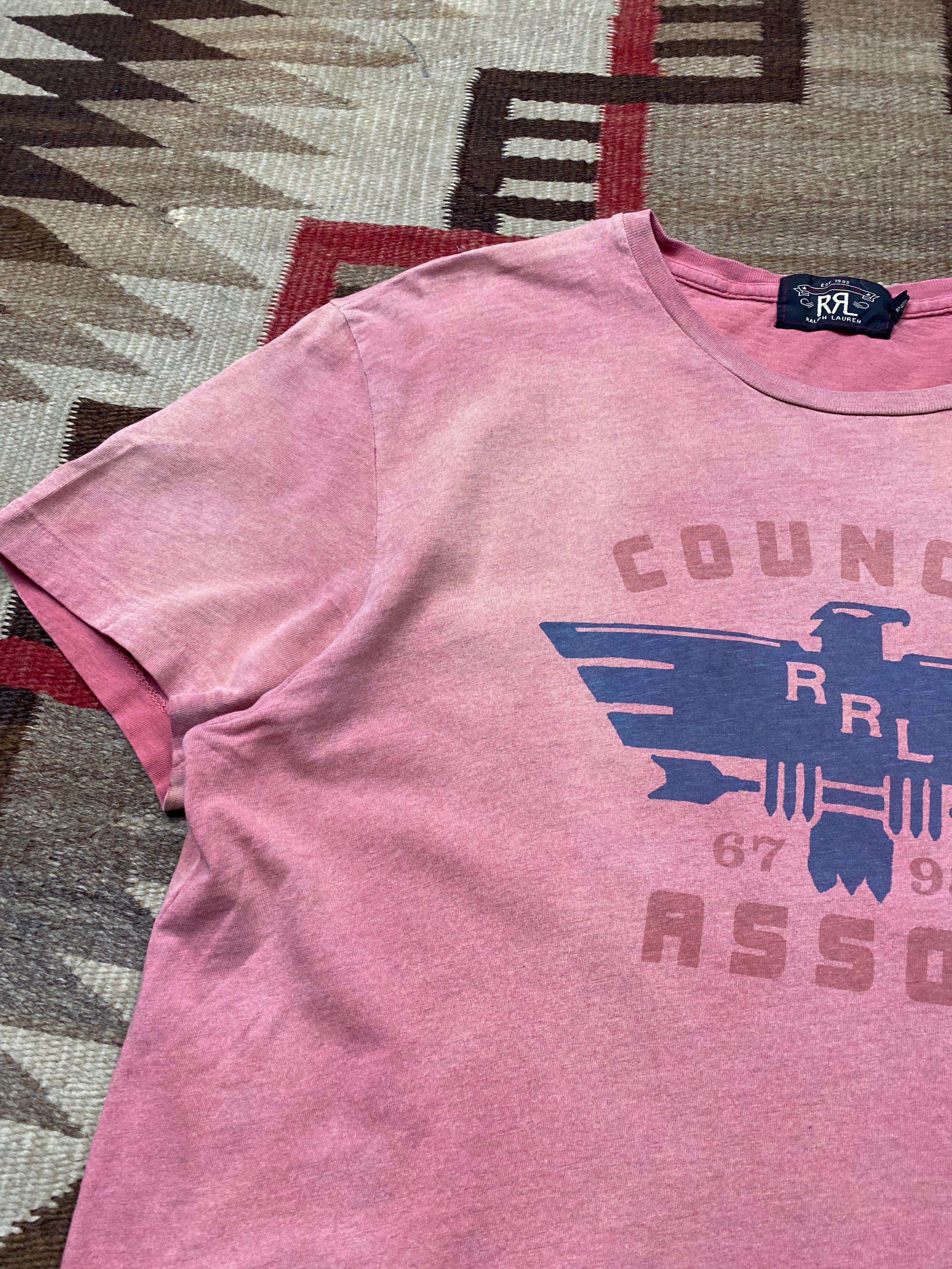 RRL Faded Council Assoc. Thunderbird Tee