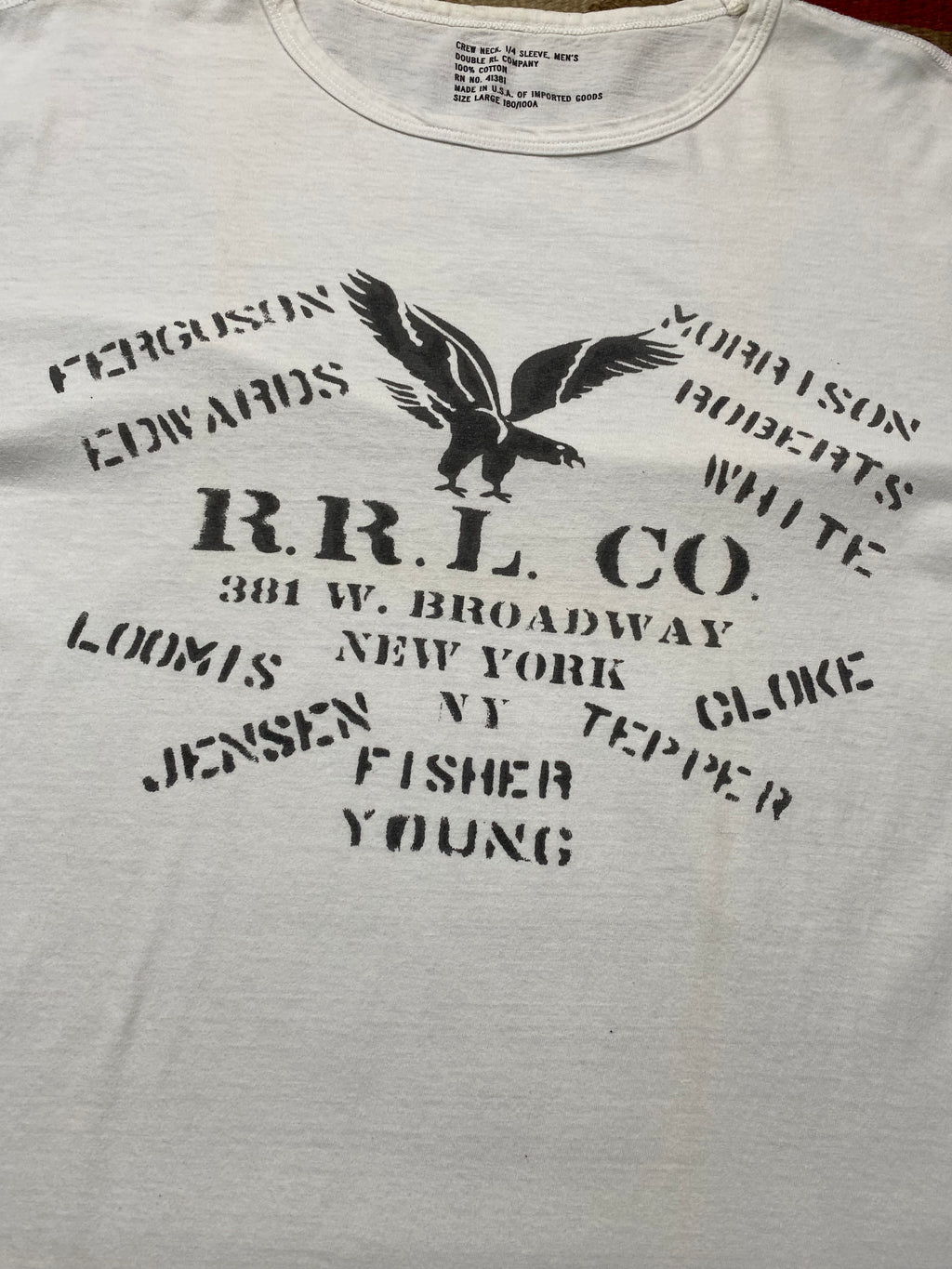 RRL Military Style Tee
