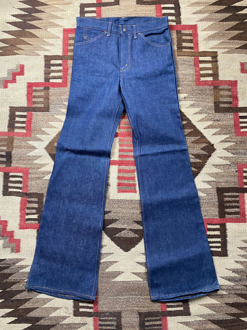 Levi's Orange Tab Raw Denim Bell Bottoms