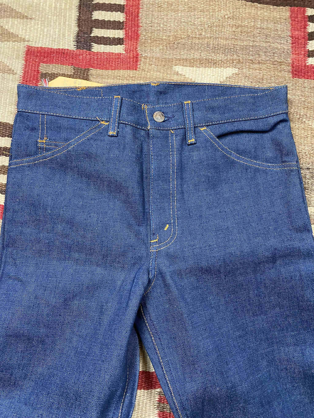 Levi's Orange Tab Raw Denim Bell Bottoms