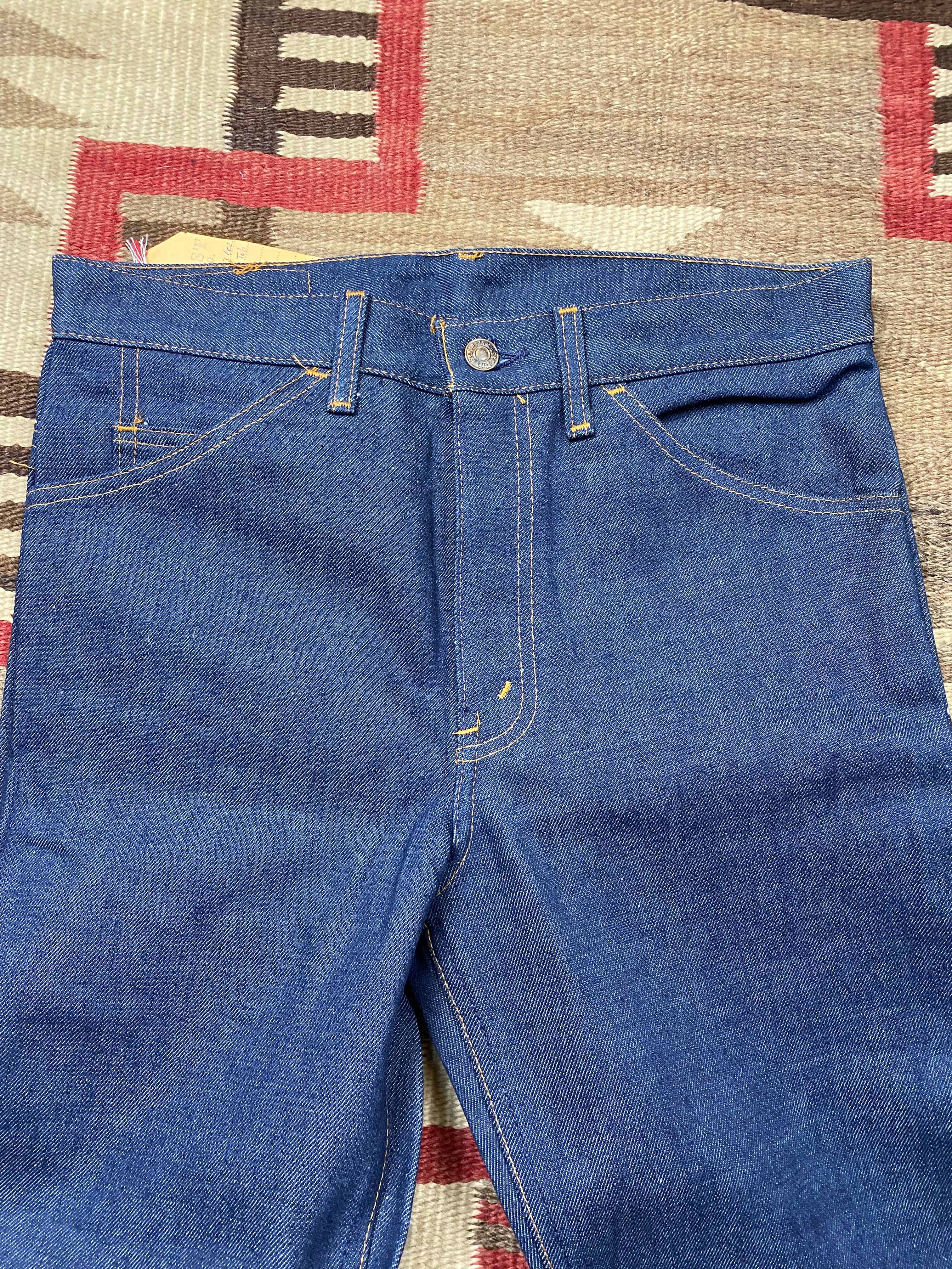 Levi's Orange Tab Raw Denim Bell Bottoms