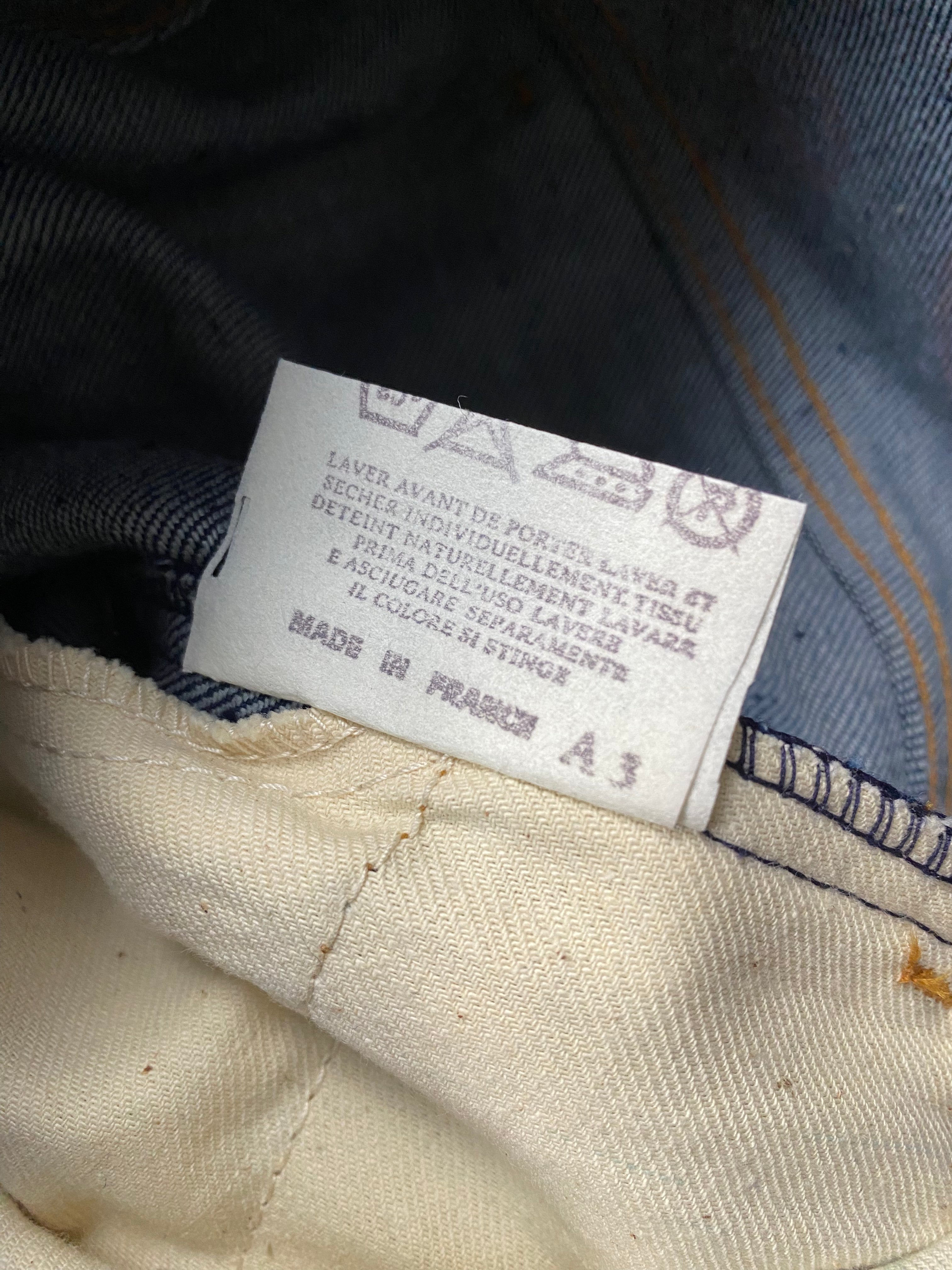 Levi's Orange Tab Raw Denim Bell Bottoms